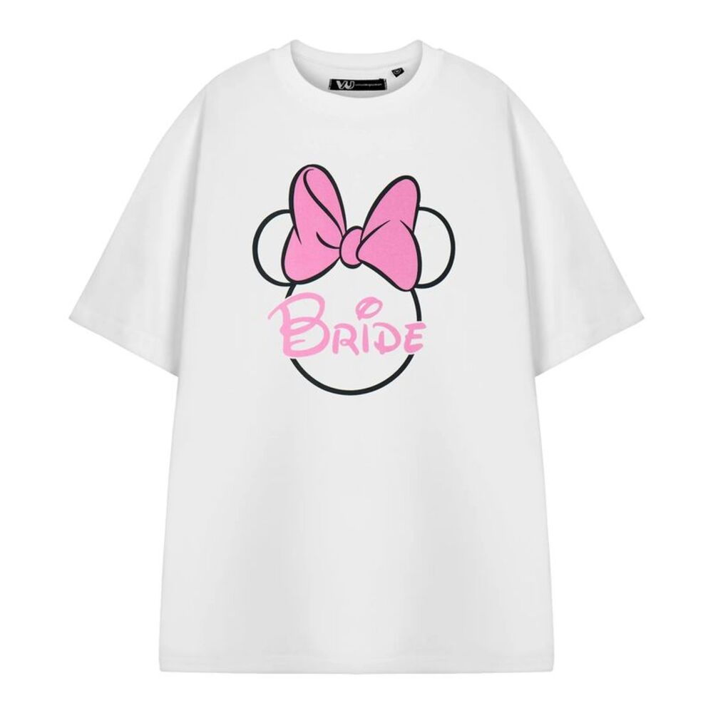 Disney Womens/Ladies Bride Minnie Mouse Cotton T-Shirt / White